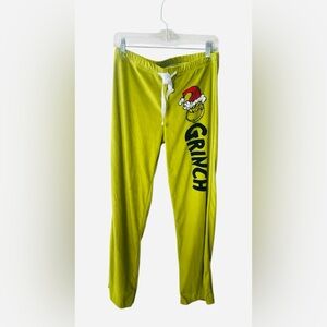 NWOT!! Grinch Christmas Green Pajama Pants Straight Leg Women’s M